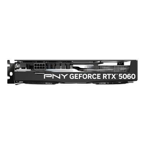 PNY NVIDIA GeForce RTX™ 5060 8GB ARGB Overclocked Triple Fan Graphics Card (DLSS 4, PCIe® 5.0, HDMI®/DP 2.1, 2-Slot, Epic-X™ RGB Lighting)