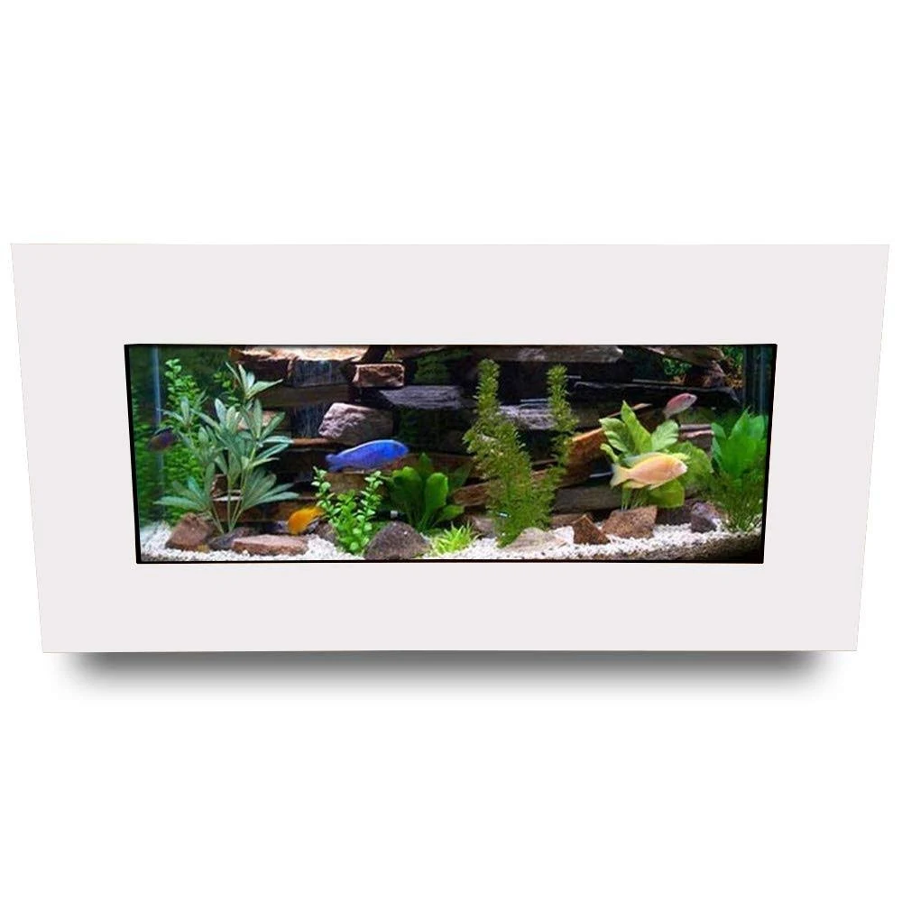 Aussie Aquariums 2.0 Wall Mounted Aquarium - Skyline (Matte White)