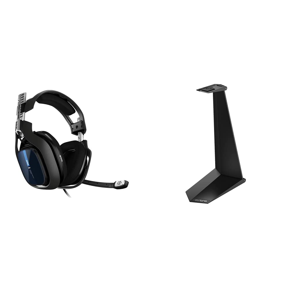 ASTRO Gaming A40 TR Wired Headset + MixAmp Pro TR with Dolby Audio for PlayStation 5, PlayStation 4, PC, Mac - Black/Blue