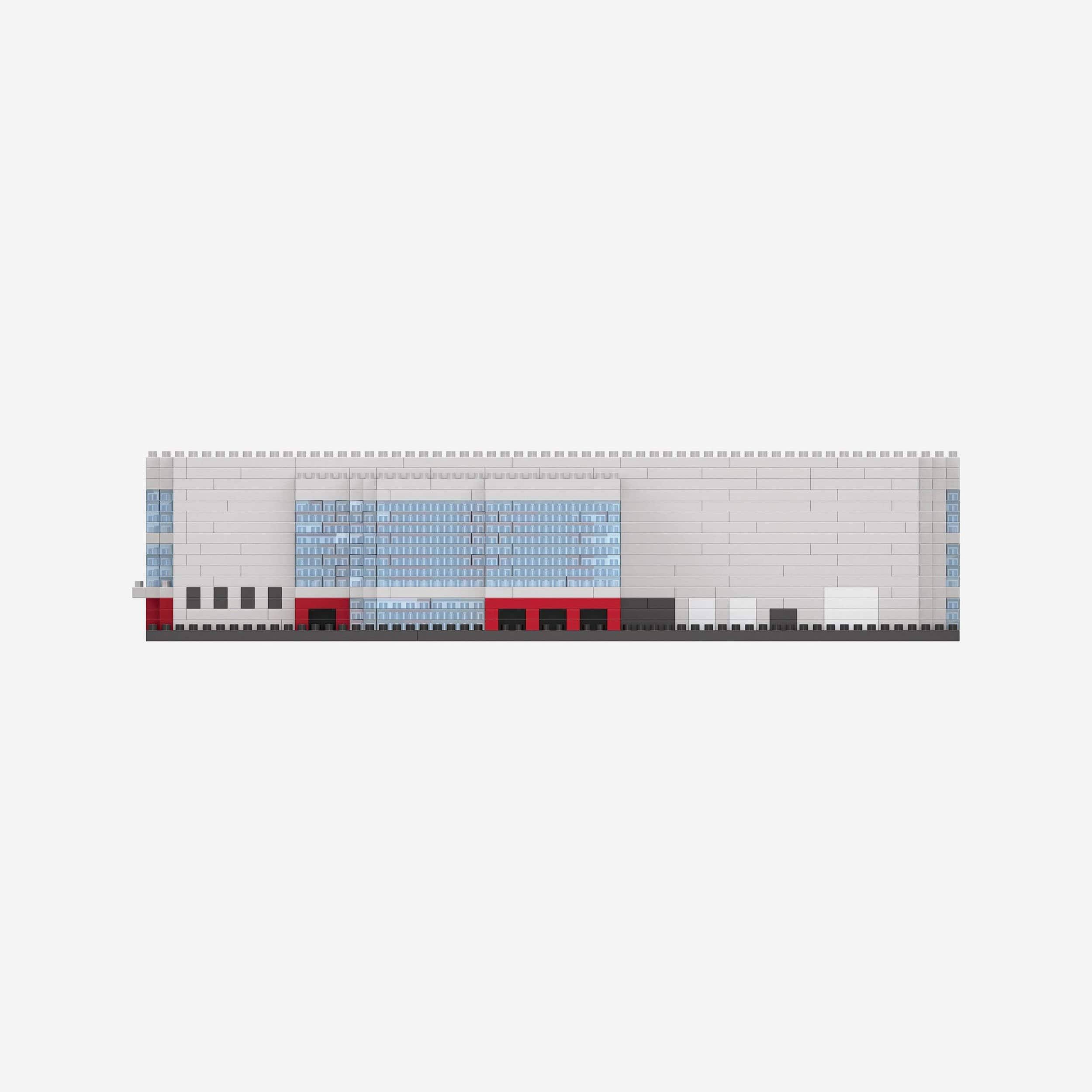 Wisconsin Badgers NCAA 3D BRXLZ Basketball Arena - Kohl Center