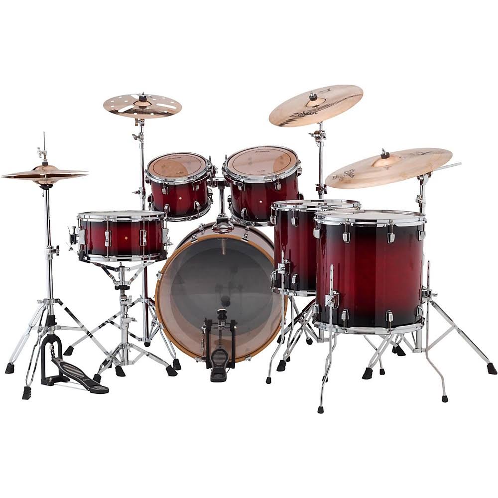 Ludwig Evolution Maple 6-Piece Shell Pack Red Burst