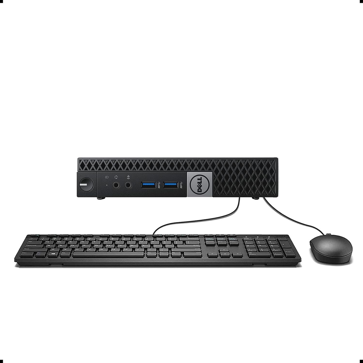 DELL OPTIPLEX 7040 6th Gen Micro Business Desktop Computer, Intel Quad Core i7 6700T up to 3.6GHz, 16G DDR4, 512G SSD, WiFi,HDMI, DP, Win 10 64-Bit Supports EN/ES/FR(Renewed)