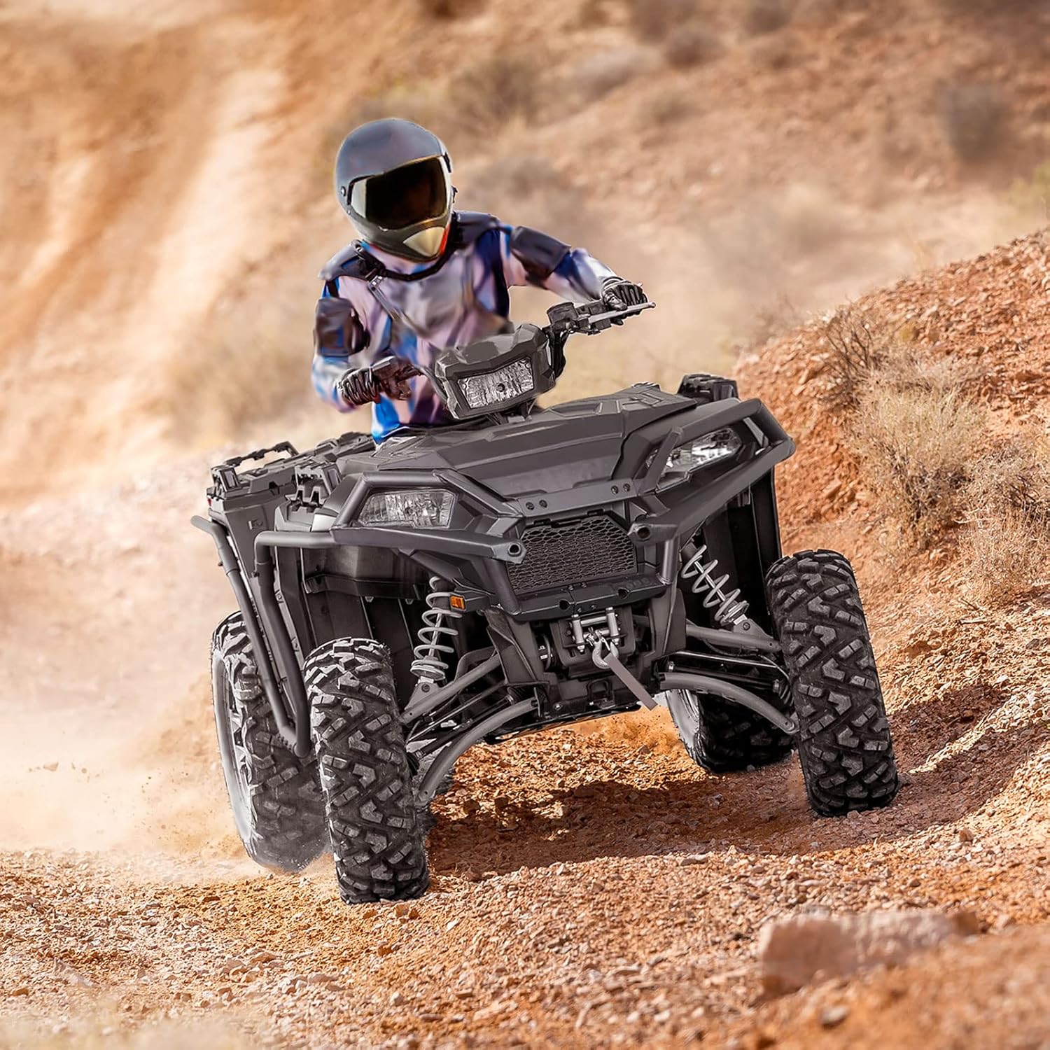 ATV Body Armor Compatible with Polaris Sportsman 850 1000 XP 2017-2022, kemimoto Side Bumper Protection Frame Ultimate Body Armor, Left & Right, Accessories Replacement 2882090