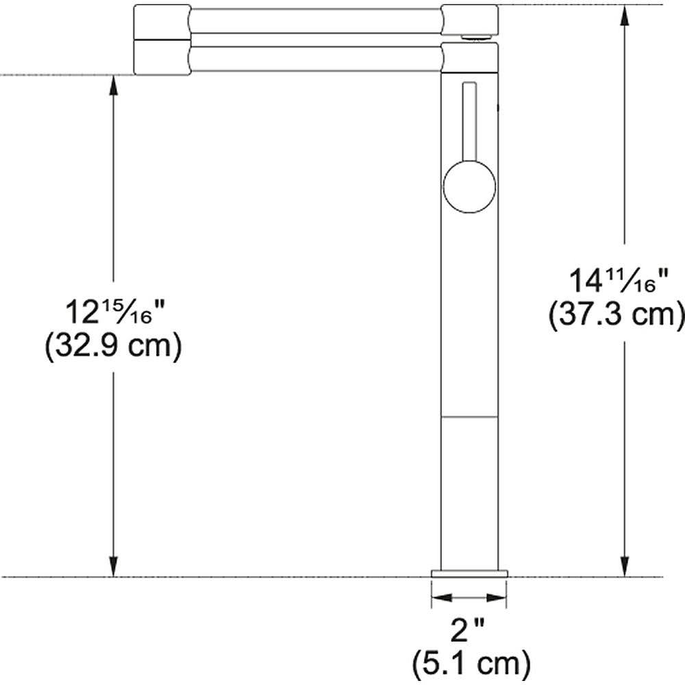 Franke PFD4400 Pescara Deck Mounted Pot Filler in Chrome