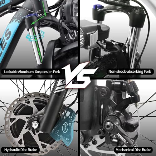 E-Bike for Adults, 1104WH 2000W Removable Battery Ebike 26x4 Inch Fat Tire All Terrain Mountain Ebike