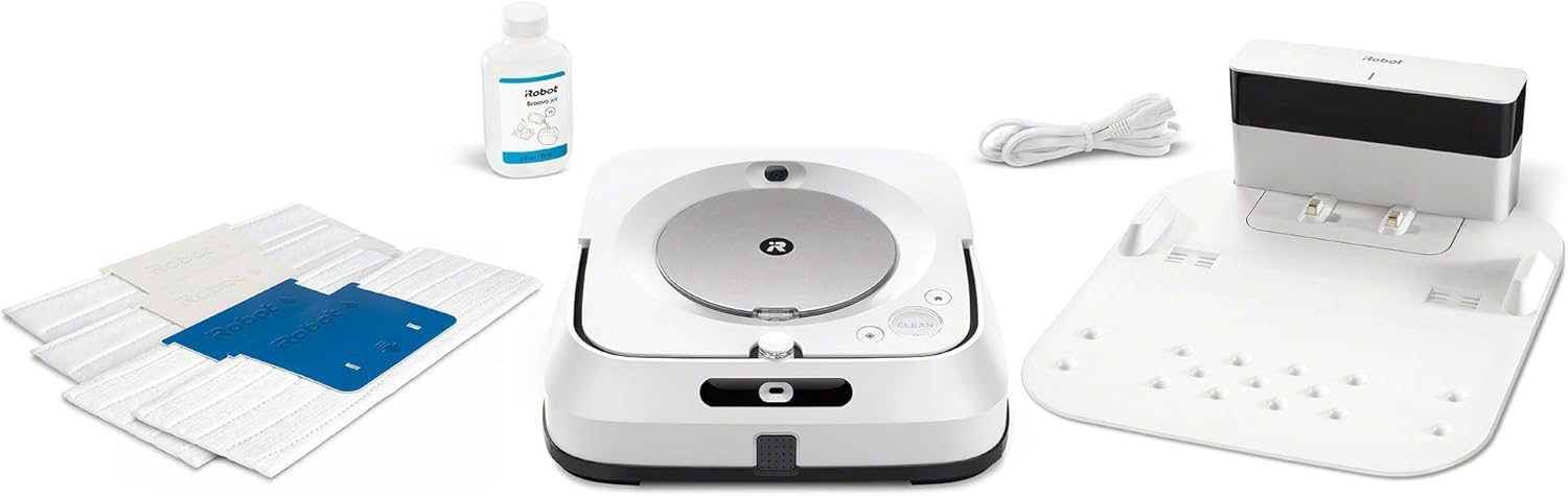 iRobot Roomba s9+ Robot Vacuum with Automatic Dirt Disposal- Wi-Fi Connected, Smart Mapping, Powerful Suction & Braava Jet m6 Ultimate Robot Mop- Wi-Fi Connected, Precision Jet Spray, Smart Mapping