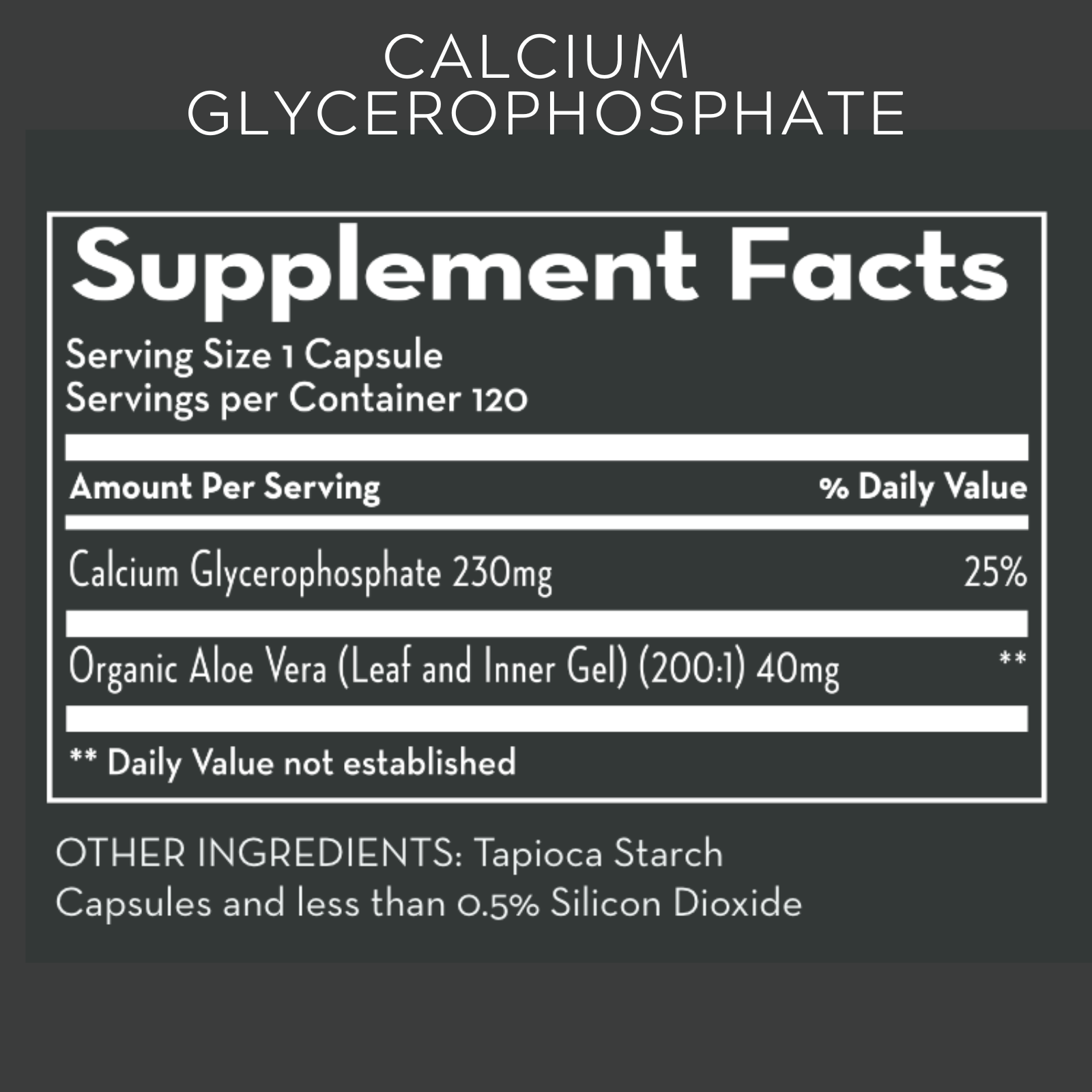 Desert Harvest Interstitial Cystitis Starter Kit - Super Strength Aloe Vera Capsules + Calcium Glycerophosphate + Quercetin, for IC & Bladder Support