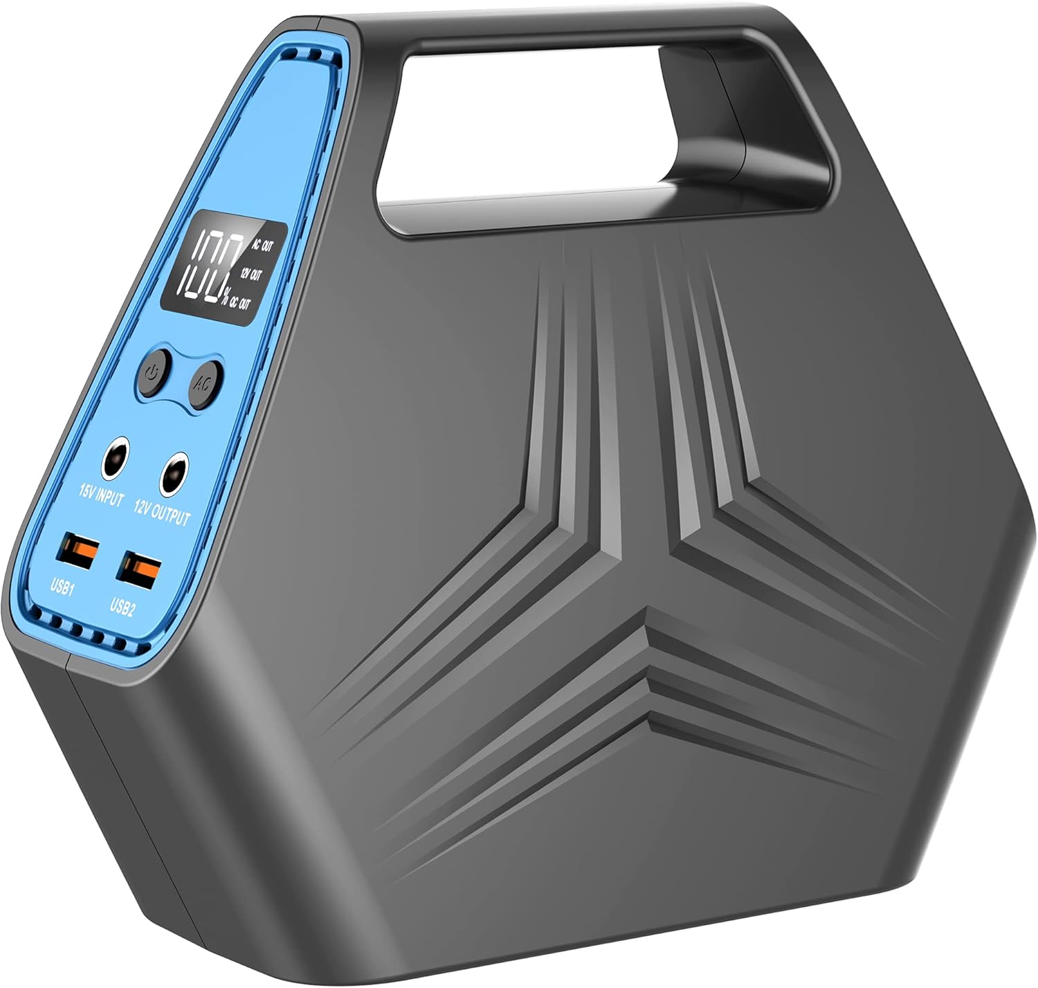 146Wh Portable Power Station, SinKeu Portable Power Bank with AC outlet, Laptop Charger with 110V/100W AC Outlet, DC Port, QC 3.0 USB Port, Rechargeable Backup Lithium Battery for Outdoor Camping Home Office Emergency