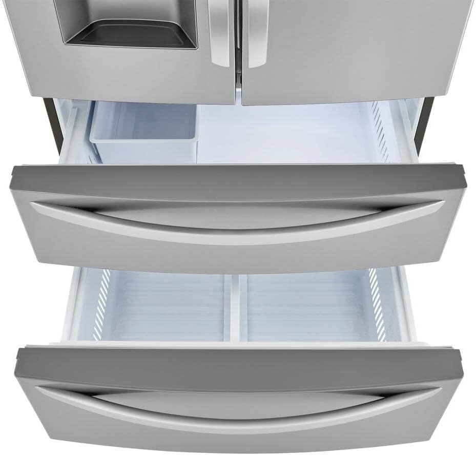 22 cu ft. Smart Counter Depth Double Freezer Refrigerator