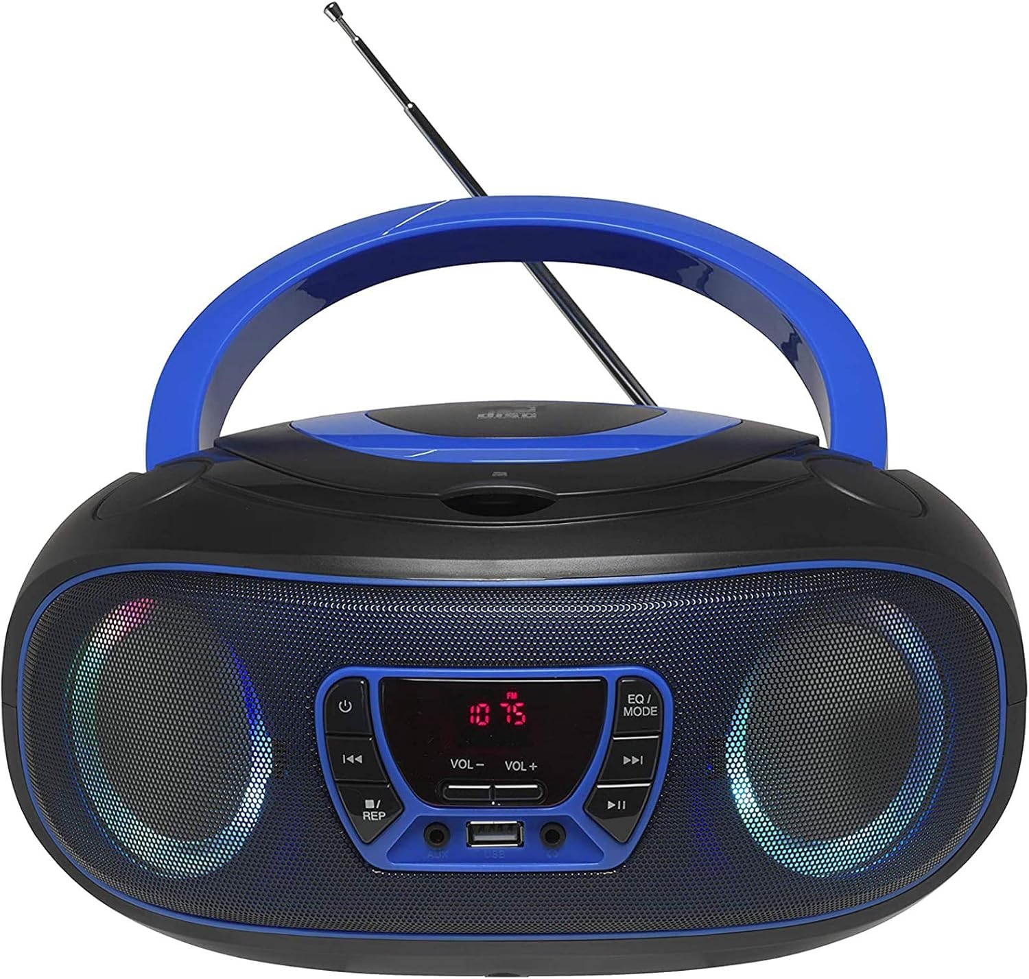 Portable Radio CD Player Boombox with Bluetooth & FM Radio, USB MP3 Playback,3.5mm AUX Headphone Jack and USB Input, Compact CD Player Radio Stereo System(WTB771) Pack of 2