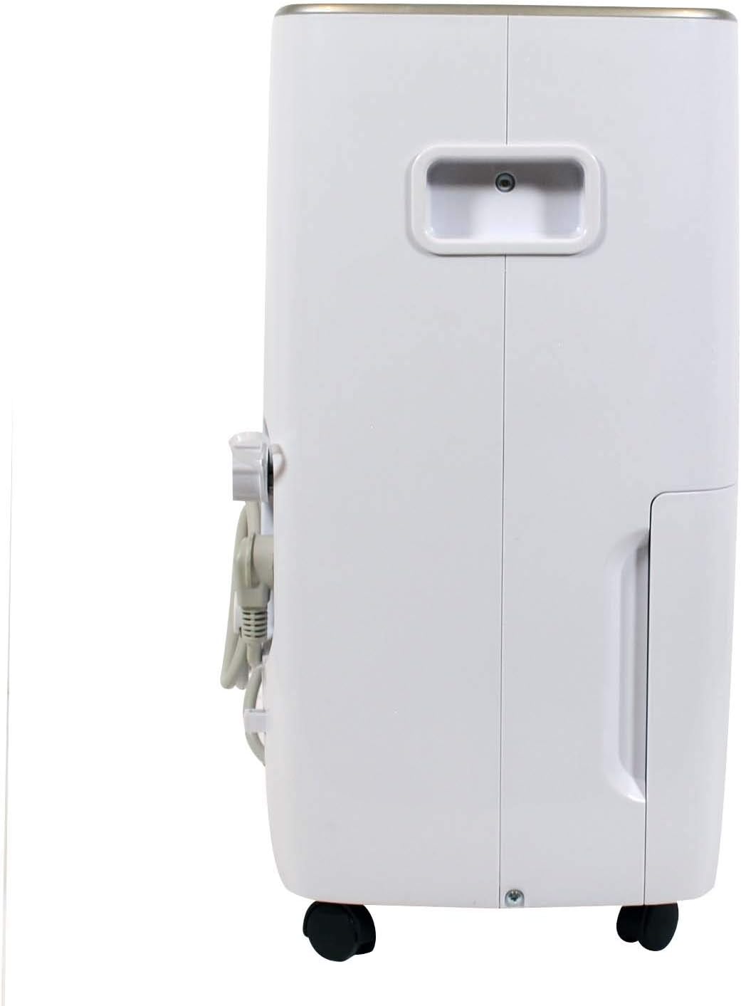 Soleus Air Energy Star Rated 1,800 SqFt., 25 Pint Dehumidifier With Mirage Display and Tri-Pat Safety Technology (25 Pint), White