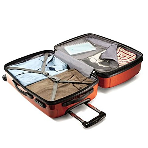 Samsonite Winfield 2 Hardside Expandable Luggage with Spinner Wheels, Brushed Anthracite, Checked-Large 28-Inch