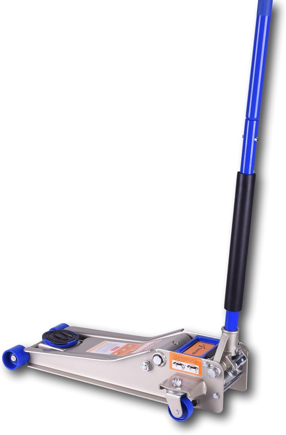 LiftMaster 3 Ton Heavy Duty Ultra Low Profile Steel Floor Jack with Quick Lift