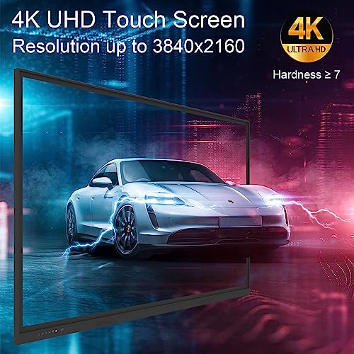 65'' Smart Digital Whiteboard, Interactive Board 4K UHD Smartboard Touchscreen Display, All in One Computer for Classroom and Business