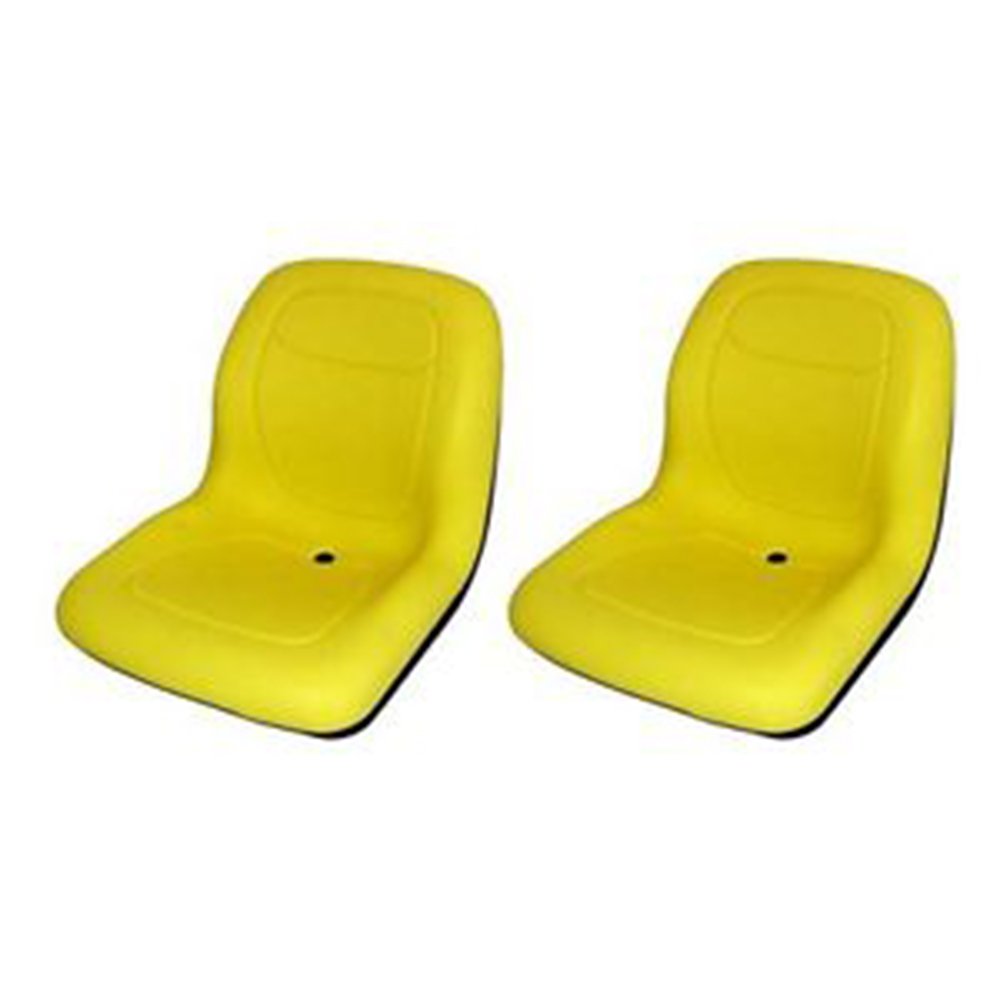 Two (2) New Yellow Fits John Deere Fits Gator Lawn Garden Seats 4x2 & 6x4 Milsco USA Made