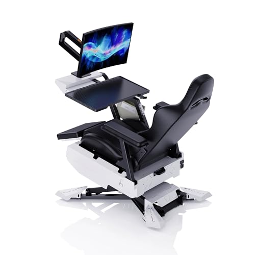 Ergonomic Gaming Chair Zero -gravity Computer Workstation Simple Computer Cockpit Video Entertainment and Leisure Chair (Single display frame)
