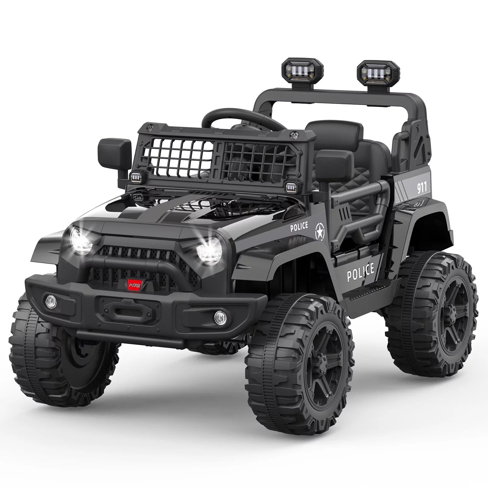 Sakiyrr 2-Seater Kids Ride on Car with Remote Control, 24V Electric Vehicle Toy with Storage Space, Red