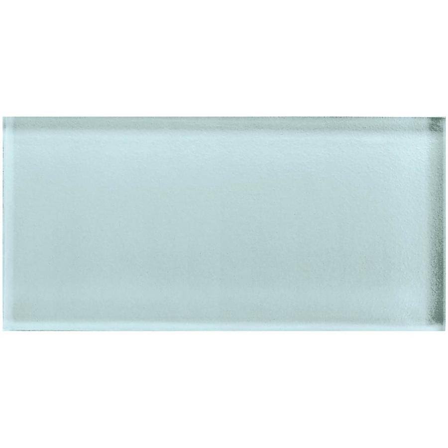 American Olean Color Appeal 32-Pack Moonlight 3-in x 6-in Unglazed Glass Subway Wall Tile | C106361P