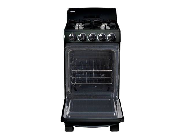 Danby DR202BGLP Propane Gas Range with Broiler Drawer - Freestanding - 2.3 cu ft - Black