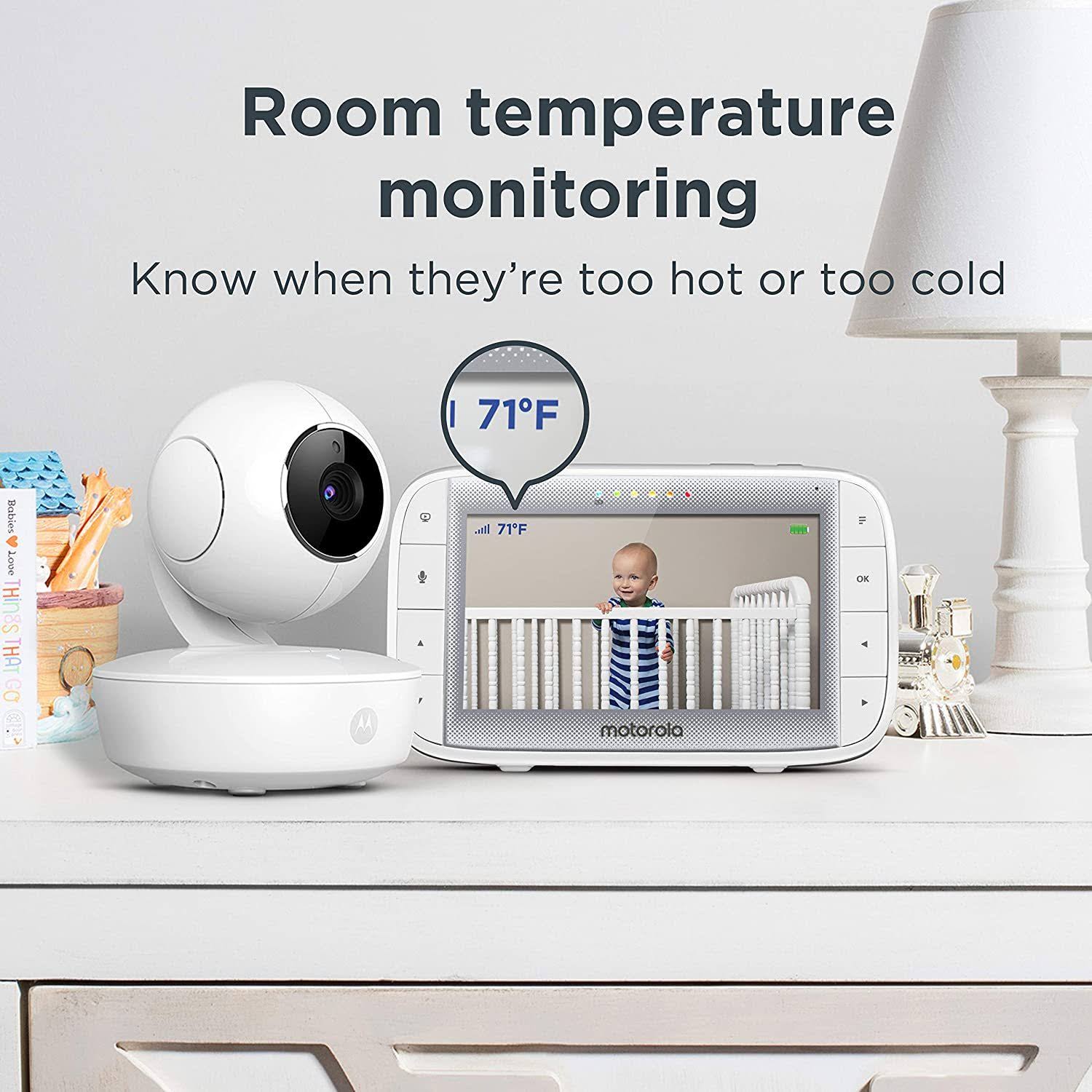 Motorola MBP50-G2 5x22 Video Baby Monitor with Two Cameras