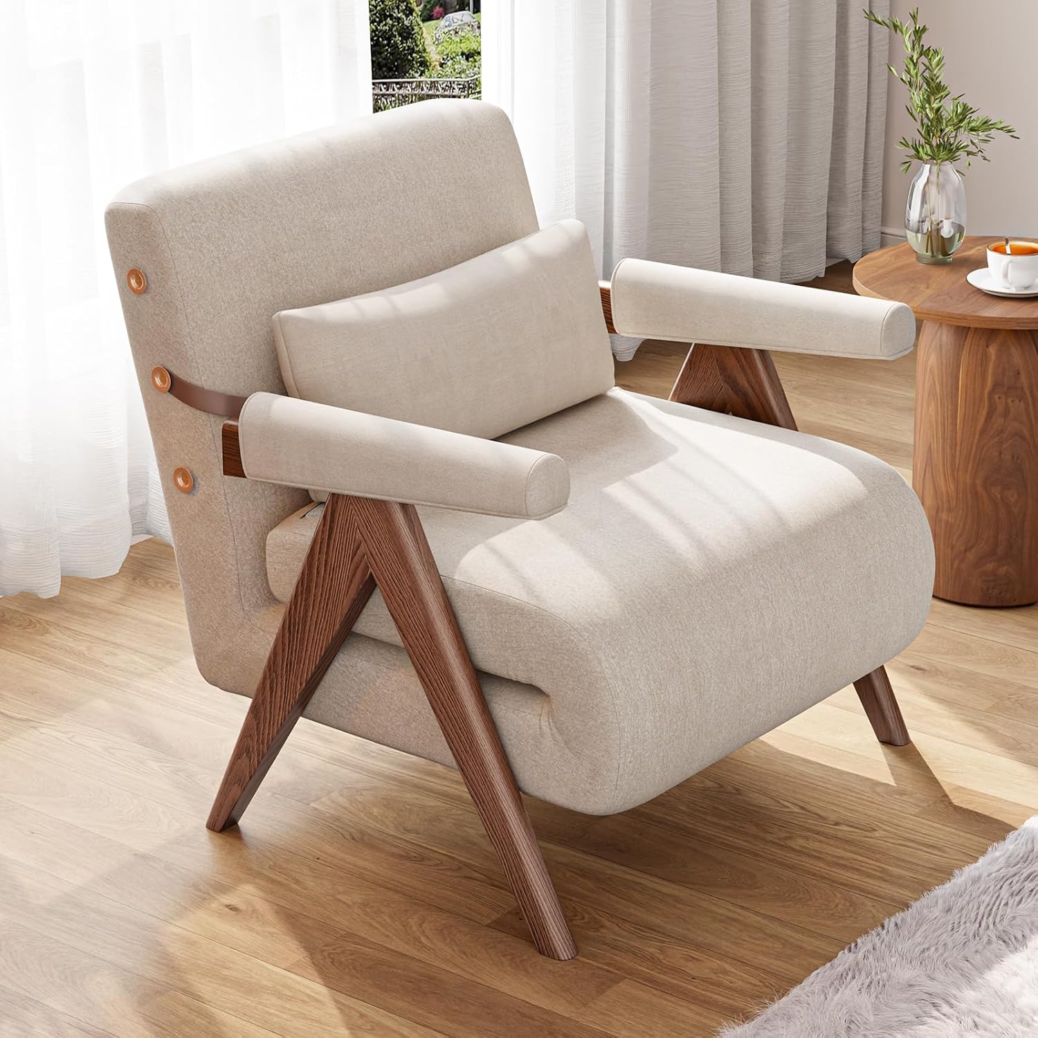 Convertible Sleeper Chair Bed, 3-in-1 Single Chair Bed Sleeper for Adults with Adjustable Backrest for Living Room, Bedroom