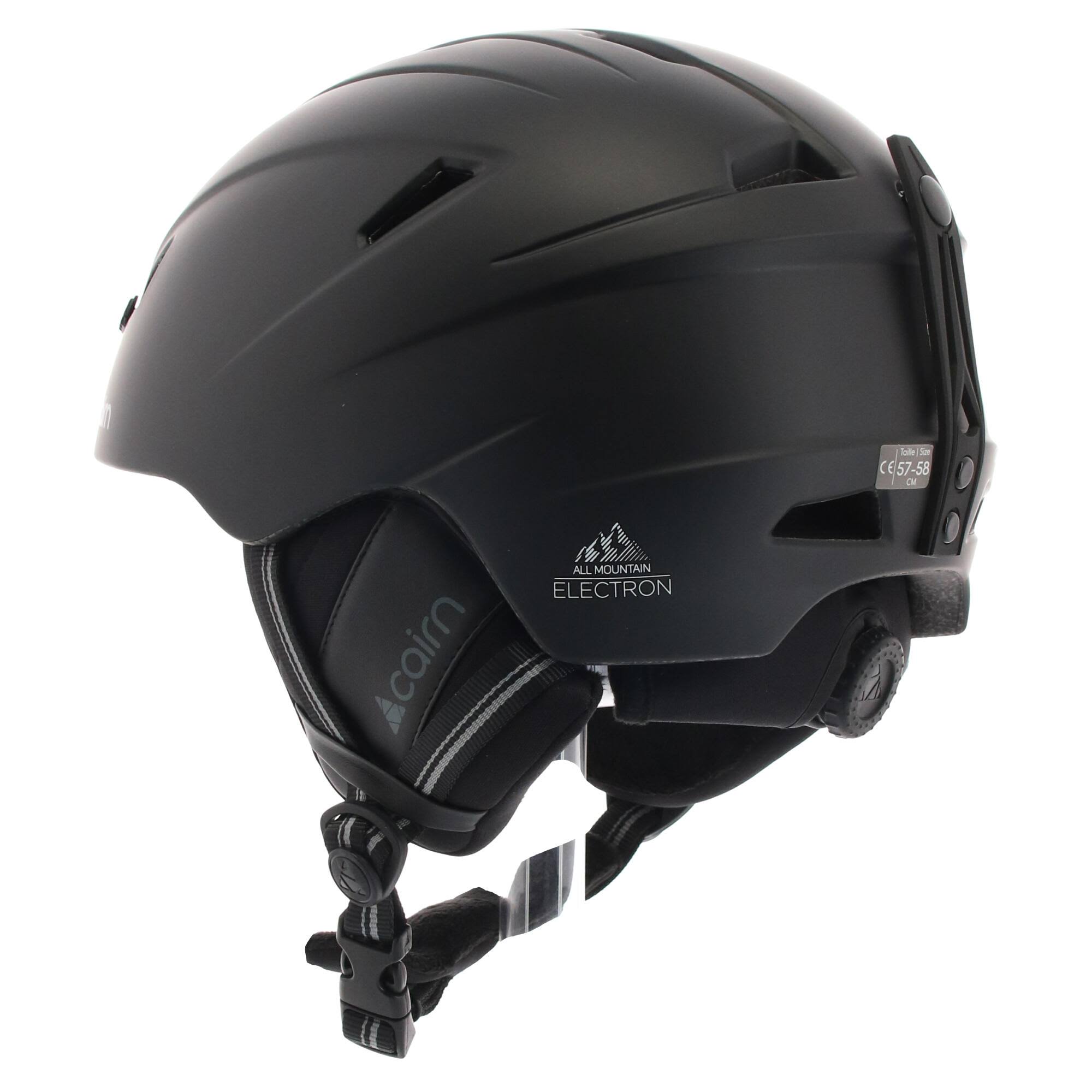Cairn Electron Ski Helmet Black - 59-60