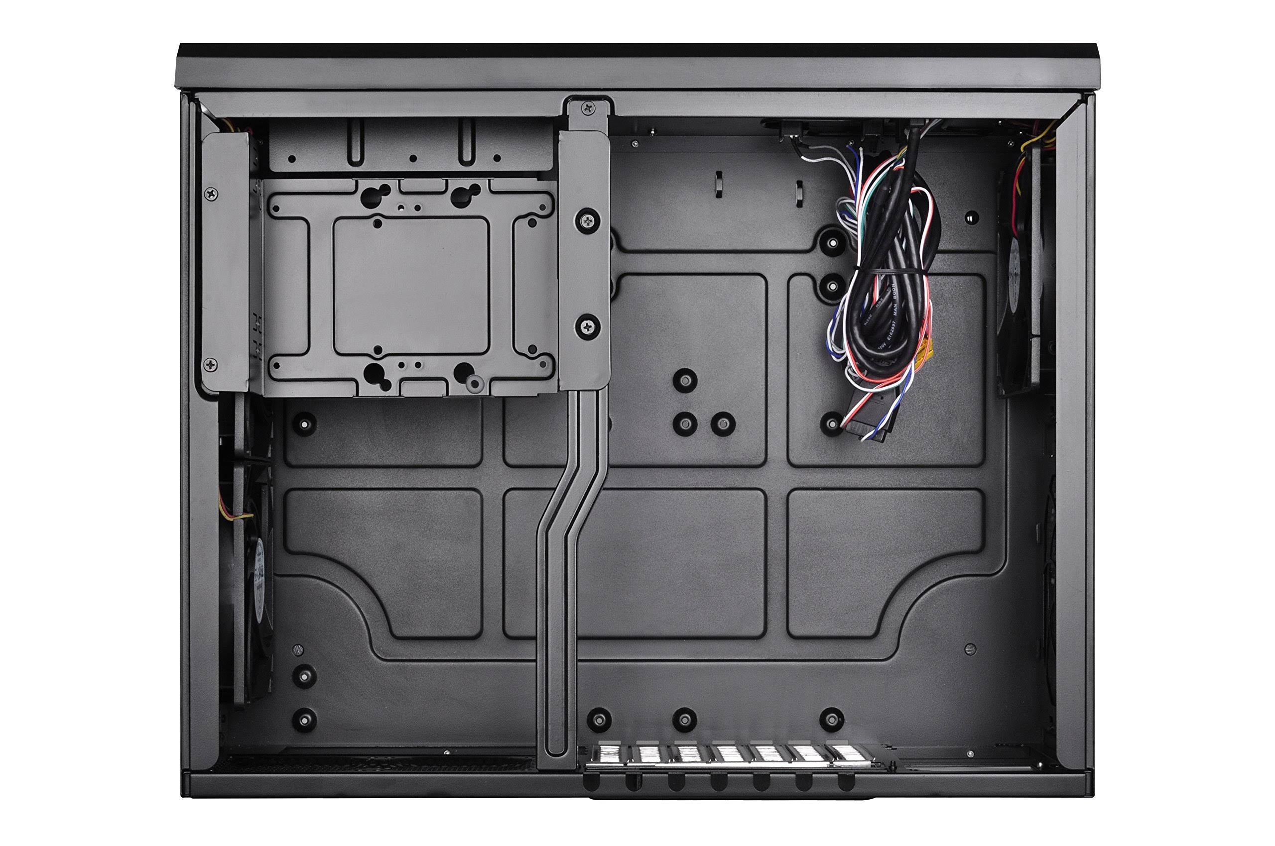 Silverstone Grandia Series GD10B Aluminum HTPC for ATX / Micro-ATX / SSI-CEB Computer Case
