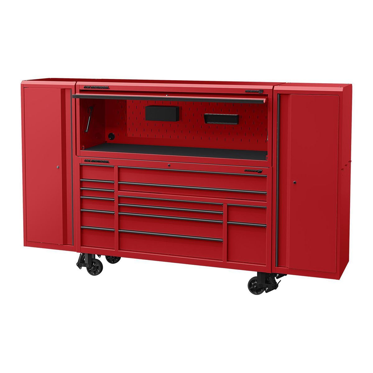 U.S. GENERAL 22 in. End Locker, Series 3, Blue