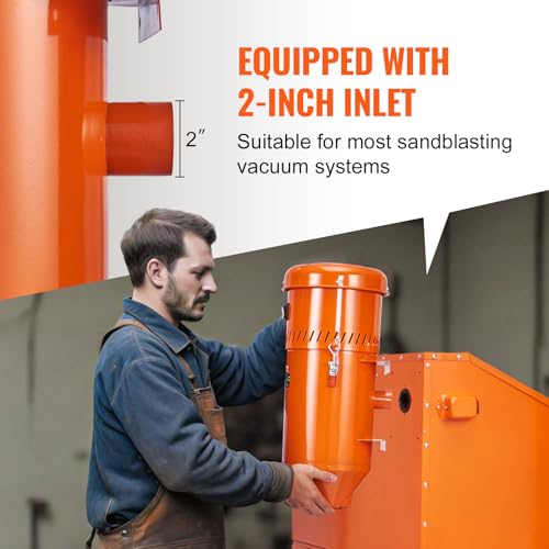VEVOR Sandblasting Cabinet, 40-120PSI Sand Blasting Cabinet with Stand