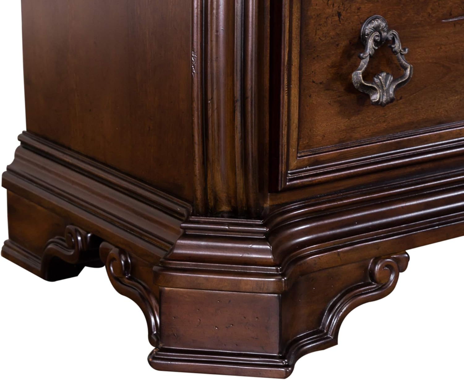 Liberty Furniture Industries Arbor Place 8 Drawer Double Dresser, 68" x 19" x 40", Brownstone Finish