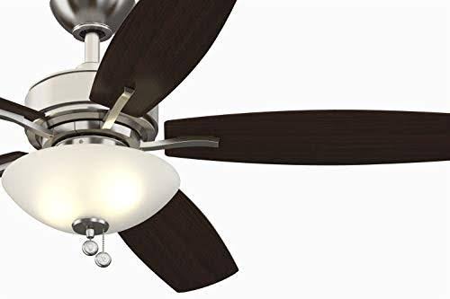 Fanimation FP6285BBN Aire Deluxe Brushed Nickel LED 52x22 Ceiling Fan