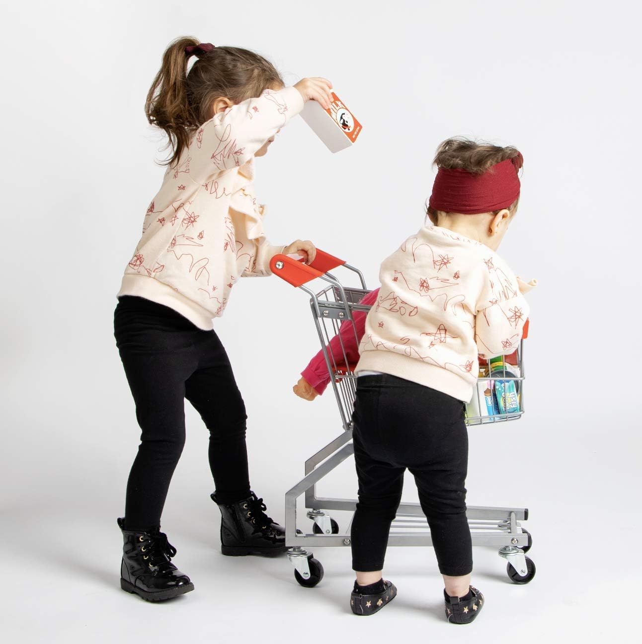 Milliard Toy Shopping Cart for Kids, Toddler Shopping Cart Toy