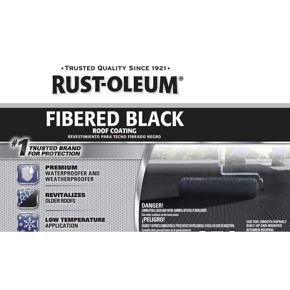 Black Rust-Oleum 350 Fibered Roof Coating - Shop Hardware Tools Online Store