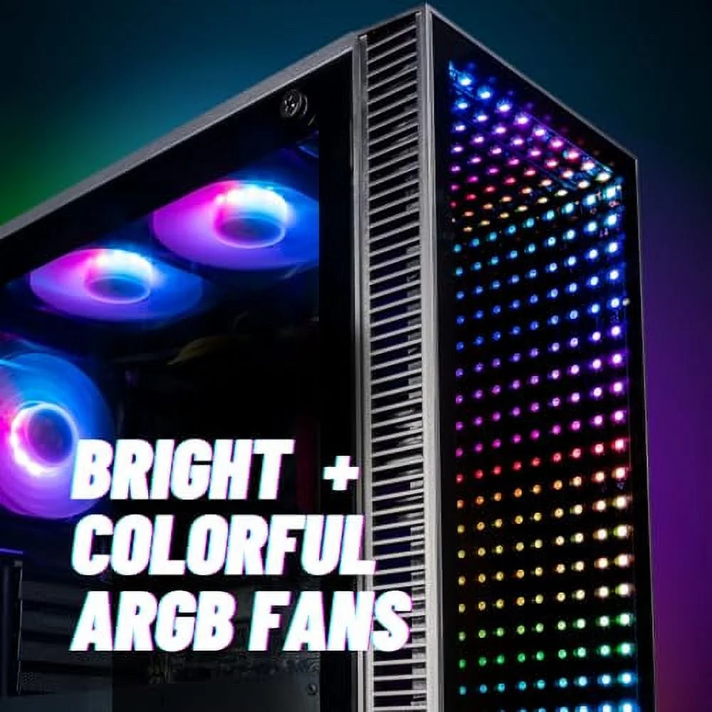 Empowered PC Continuum Micro Gaming Desktop - RTX 4070 Ti 12GB (> 3090), Intel 20-Core i7-14700KF (~ i9-13900K), 32GB RAM, 512GB NVMe + 2TB HDD, WiFi 6, Windows 11 - Liquid Cooled RGB Gamer Computer