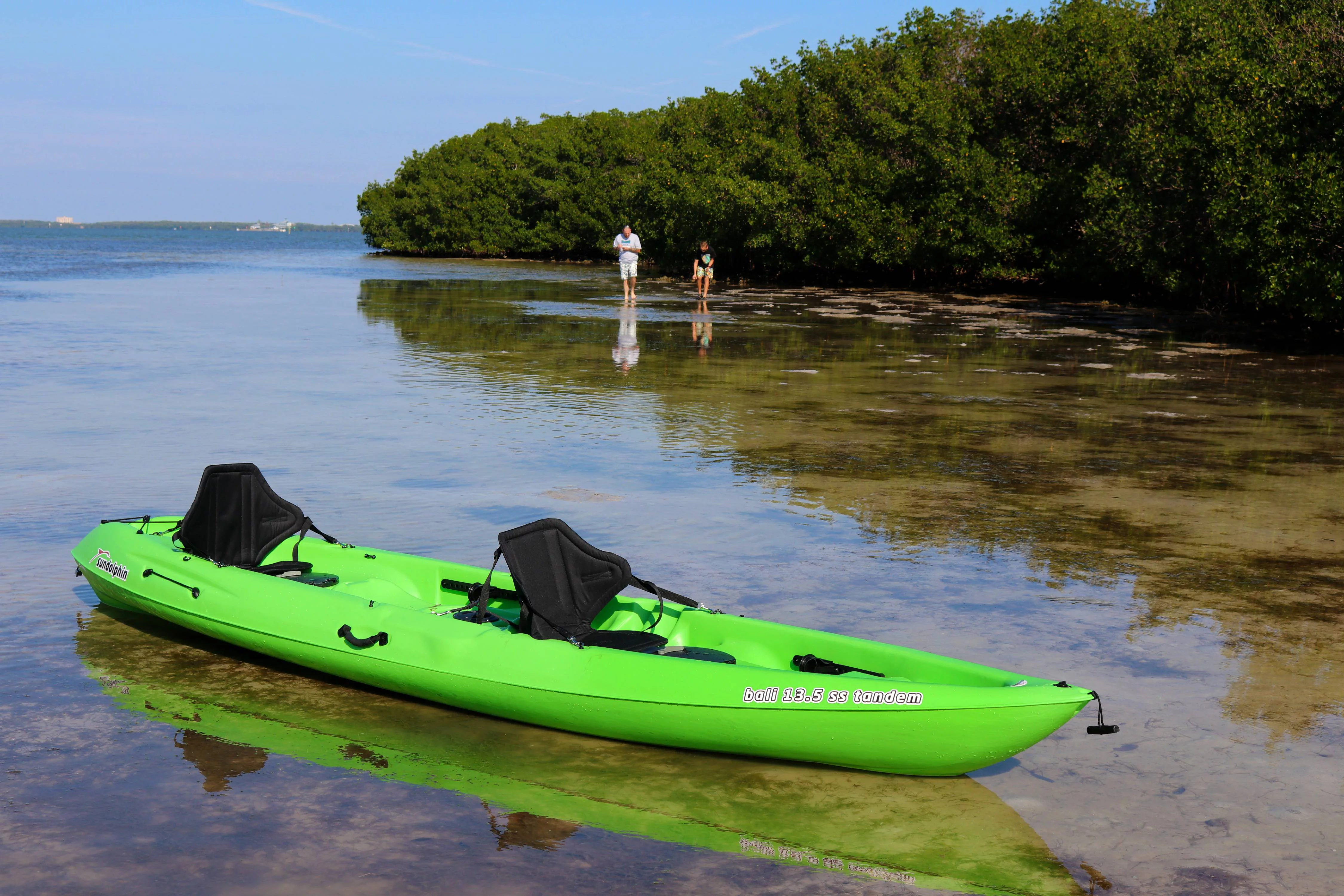 Sun Dolphin Bali 13.5 Recreational Sit On Tandem Kayak, Lime