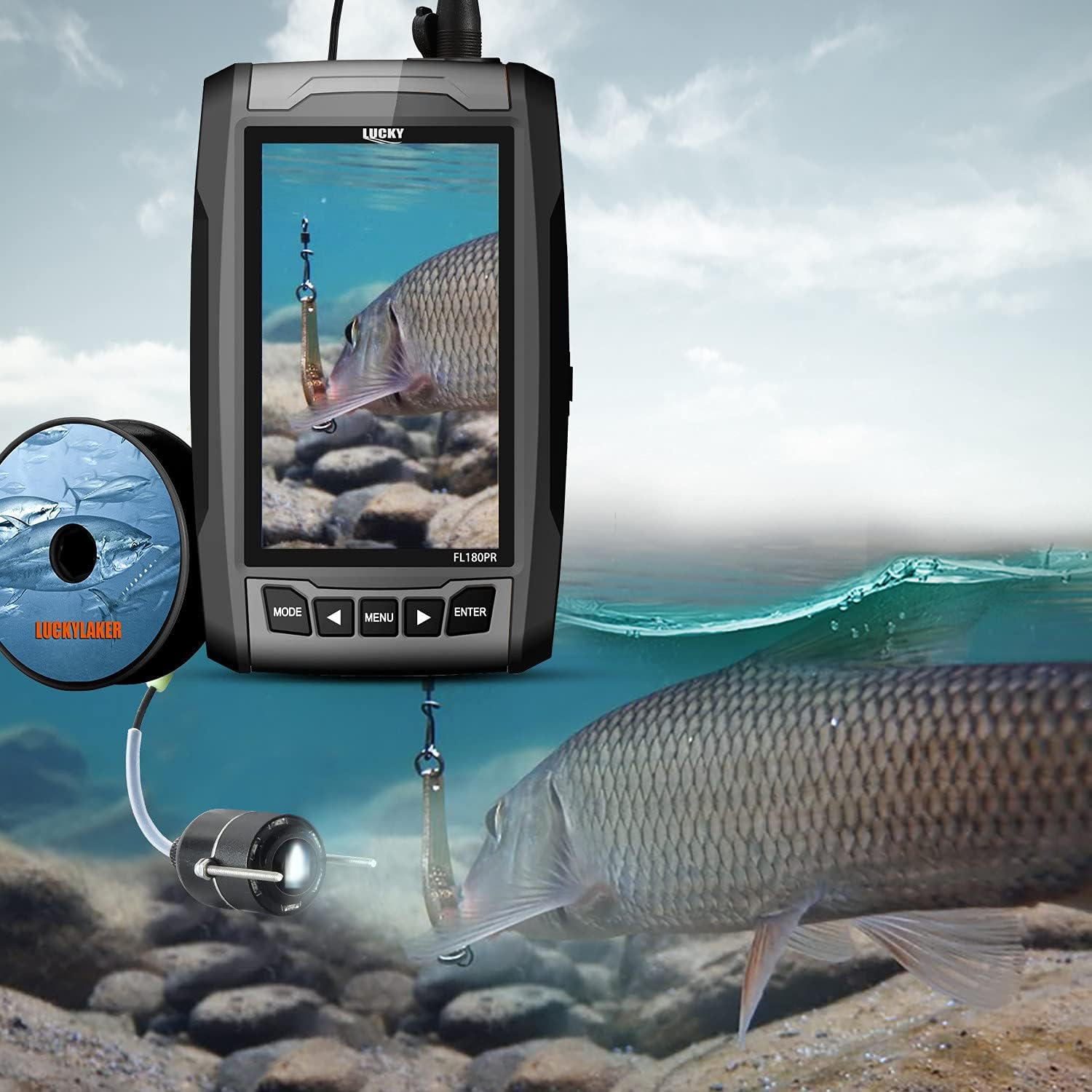 LUCKY Underwater Fishing Camera Viewing System - Capture The Live Underwater Fishing Experience