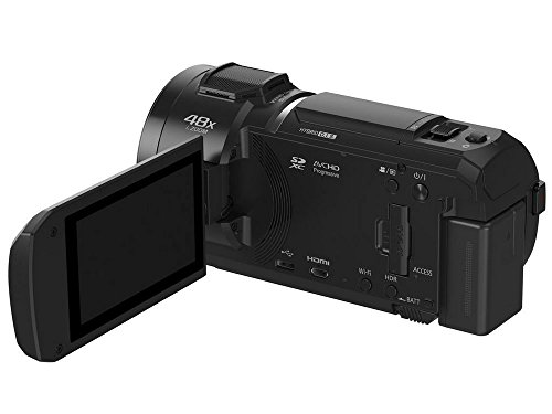 Panasonic HC-V800K FHD Cinema-like Camcorder, 24x Leica Dicomar Lens, 1/2.5" Bsi Sensor, Three O.I.S. Stabilizer Systems,Black