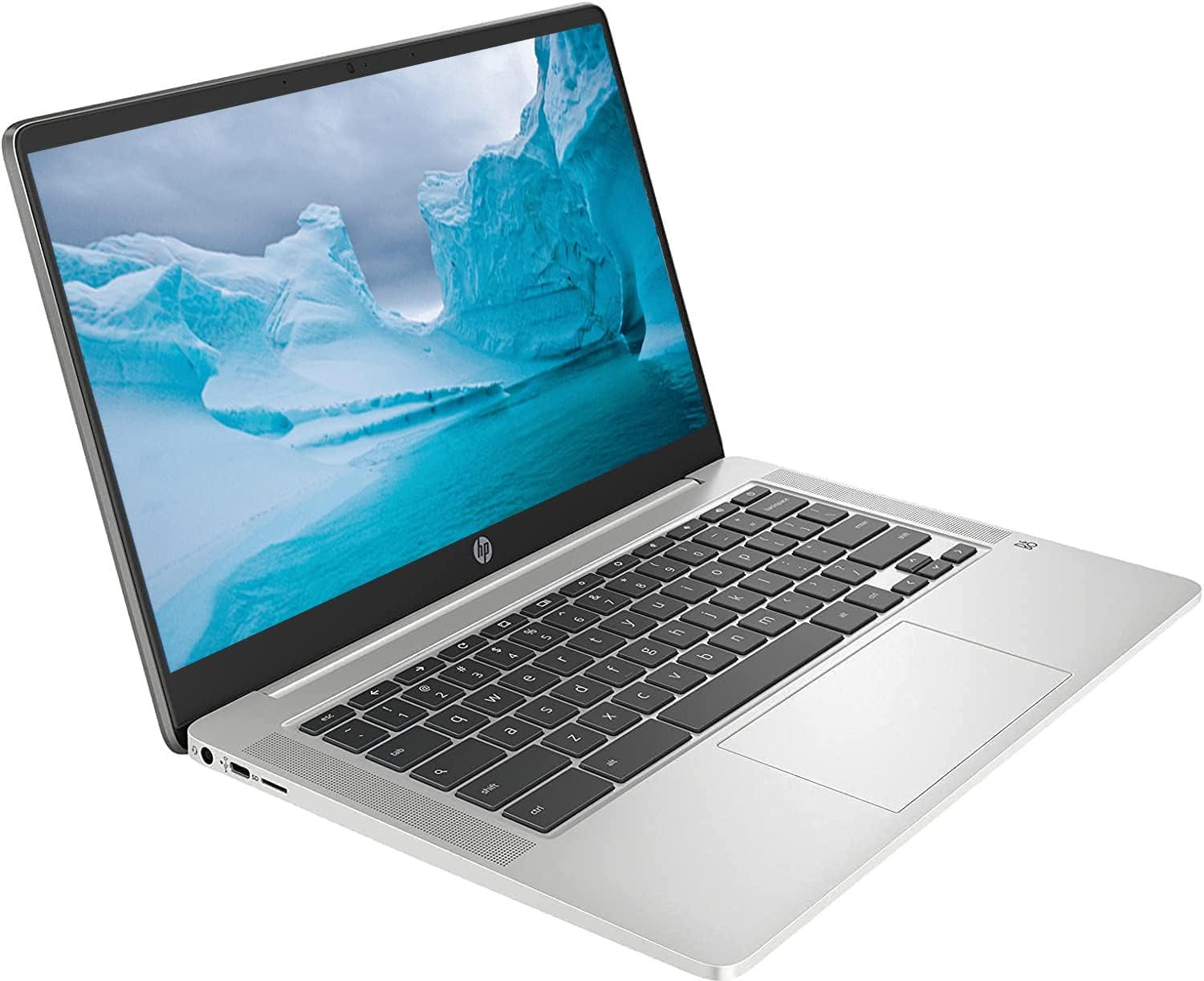 HP 2023 14" HD IPS Chromebook, Intel Pentium 4-Core Processor Up to 2.68GHz, 4GB Ram, 64GB SSD, Intel 4K Graphics, Super-Fast 6th Gen WiFi, Dale Silver, Chrome OS (Renewed)