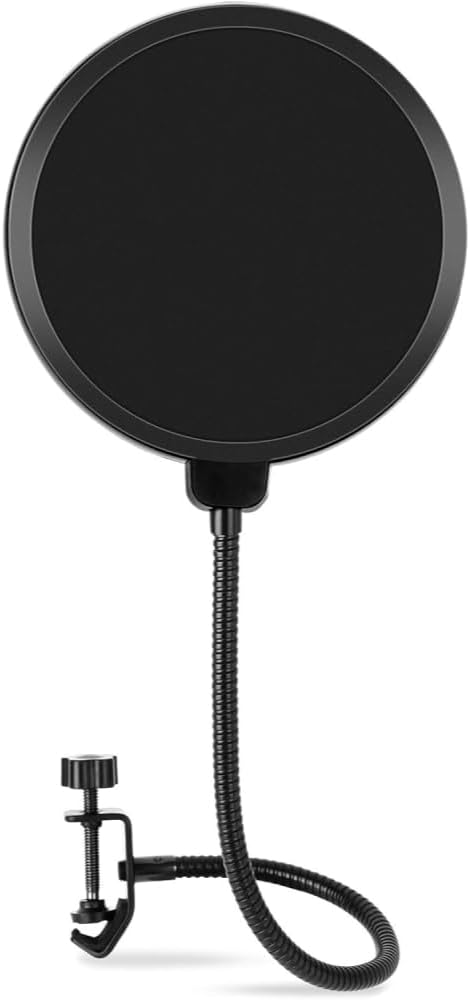 Samson Q9U XLR/USB Dynamic Broadcast Microphone Bundled with Mic Table Stand + Wind Screen Pop Filter + XLR Cable + Cleaning Cloth (5 Items)