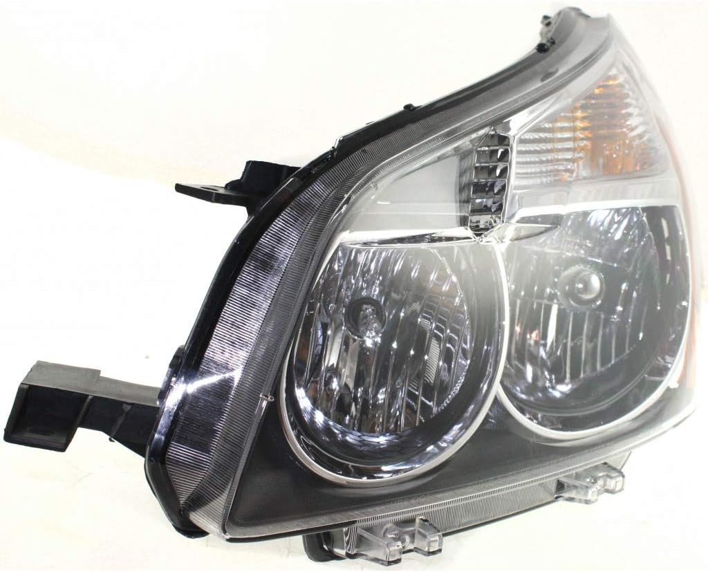 For Pontiac Vibe Headlight Assembly 2009 2010 Driver and Passenger Side Pair/Set | Halogen | GM2502327 + GM2503327 | 88975714 + 88975713
