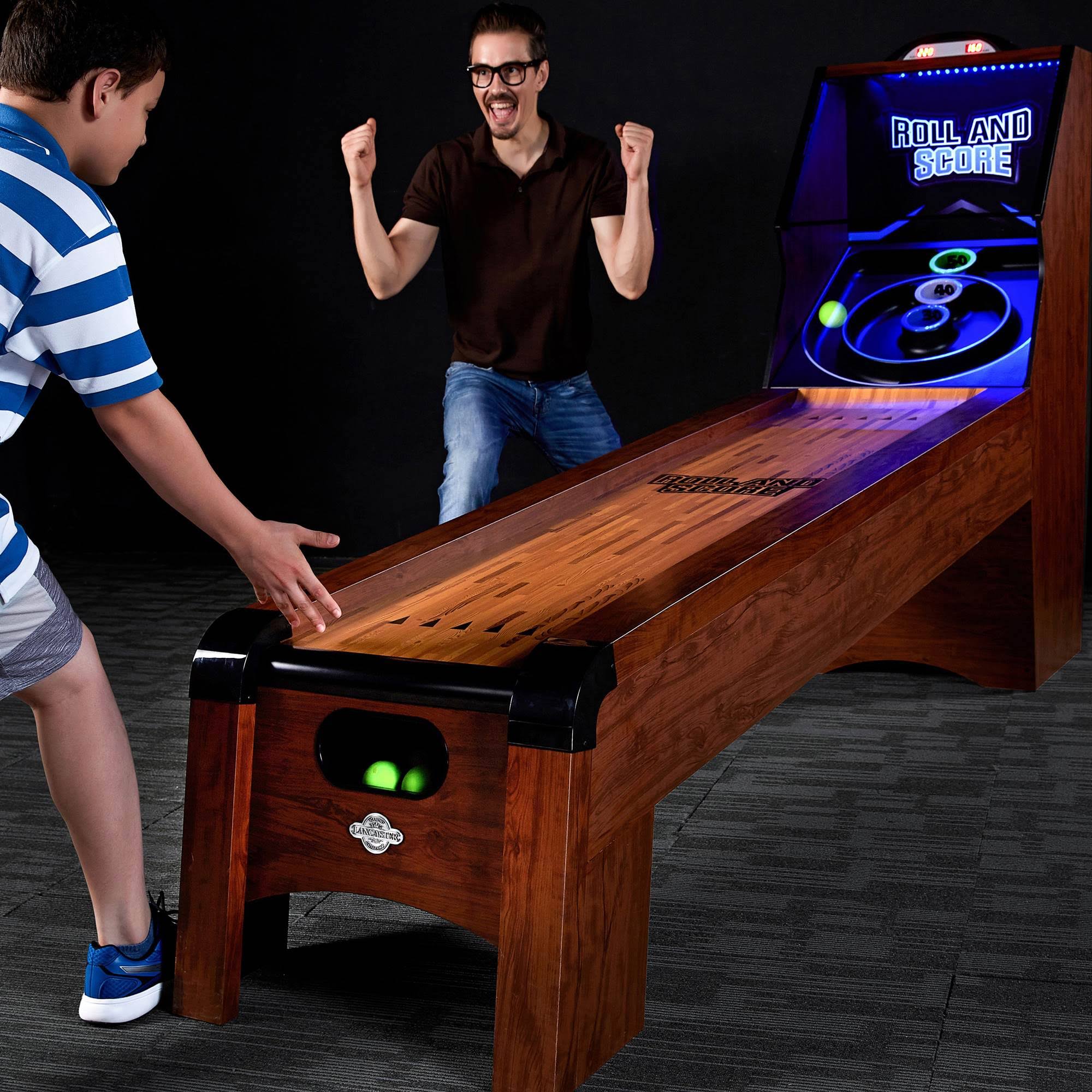 Lancaster 108 inch Classic Arcade Roll and Score Machine Table