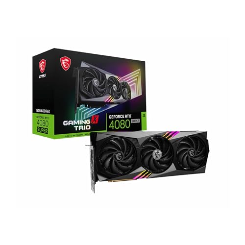 MSI GeForce RTX 4070 Super 12G Ventus 3X OC Gaming Video Card - 12GB GDDR6X, PCI Express Gen 4, 192-bit, 3X DP v 1.4a, HDMI 2.1a (Supports 4K & 8K HDR)