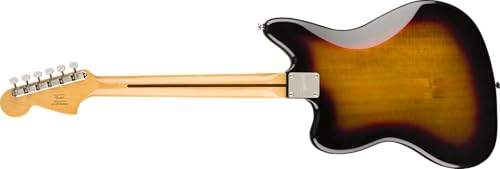 Squier Classic Vibe 70s Jaguar Electric Guitar, with 2-Year Warranty, 3-Color Sunburst, Laurel Fingerboard