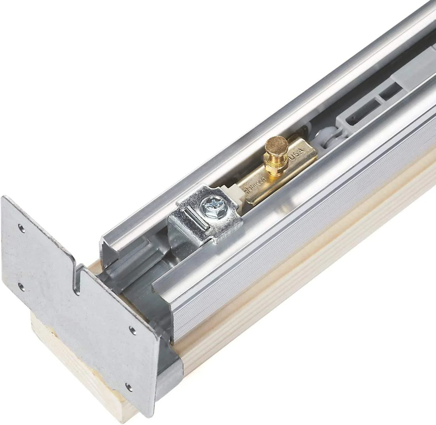 Johnson Hardware 1500 Soft Close Series Commercial Grade Pocket Door Frame For 2x4 Stud Wall (36 inch x 80 inch)