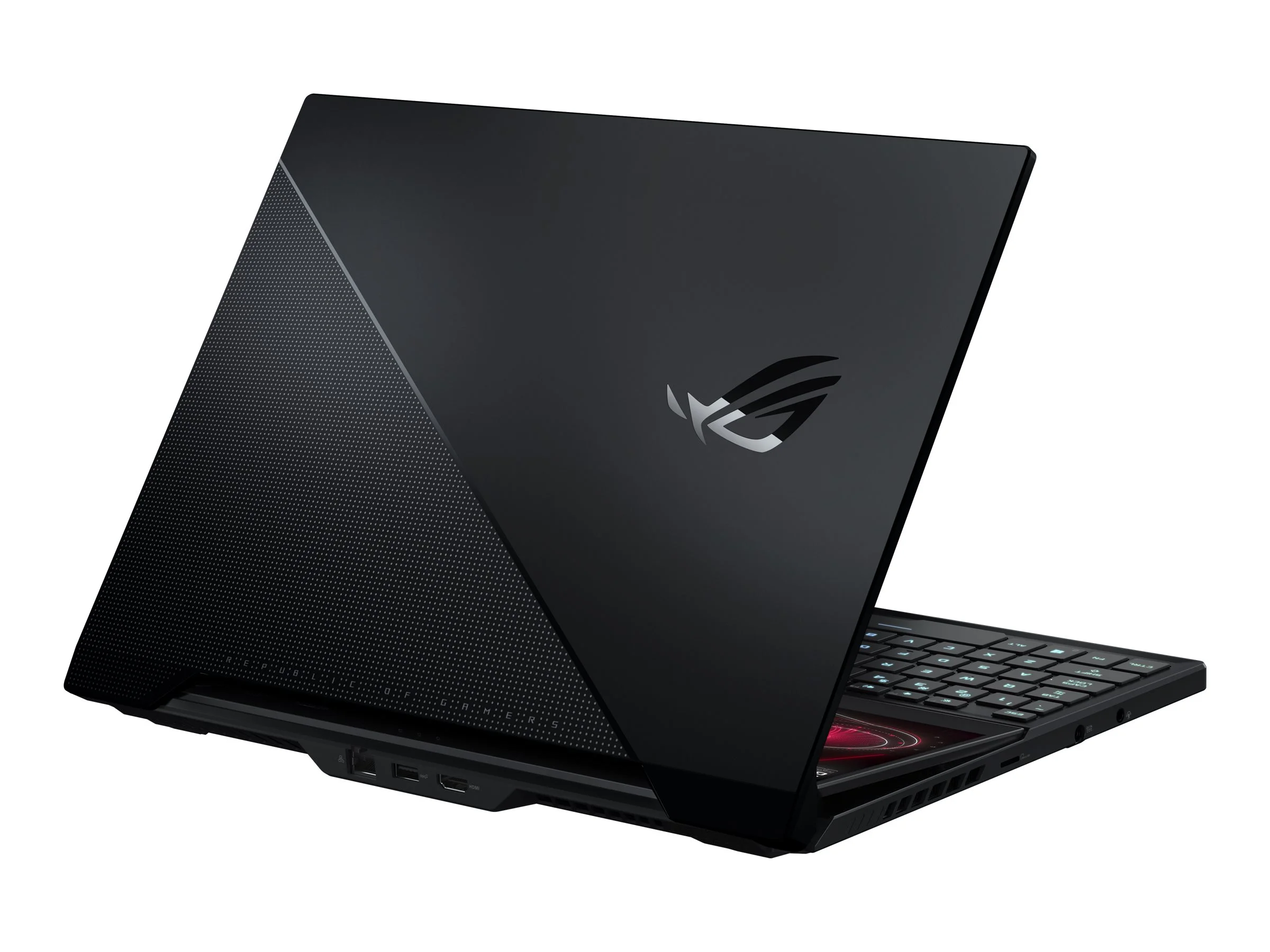 Asus ROG Zephyrus Duo 15 SE 15.6" Full HD Gaming Laptop, AMD Ryzen 7 5800H, 16GB RAM, NVIDIA GeForce RTX 3060 6 GB, 256GB SSD, Windows 10 Home, Off Black, GX551QM-ES76