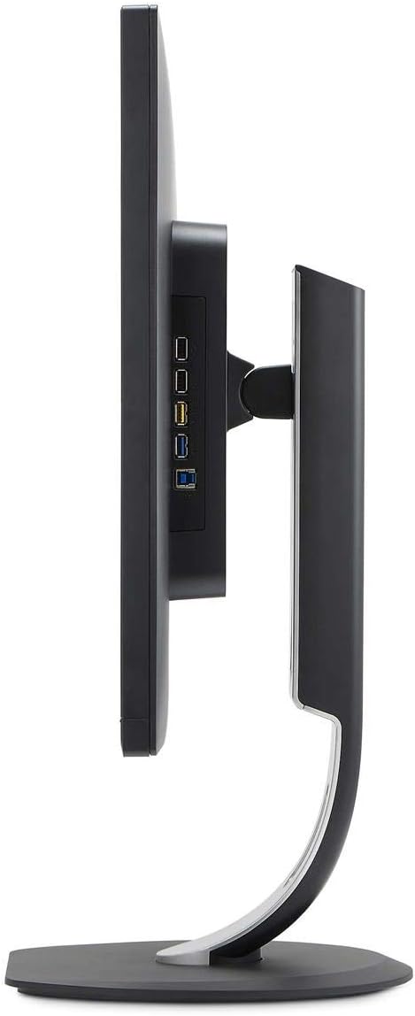 PHILIPS 328B6QJEB 32" Monitor, Quad HD 2K, IPS 128% sRGB, Speakers, USB hub, MultiView, Height Adjustable, VESA, 4Yr Advance Replacement Warranty, Black