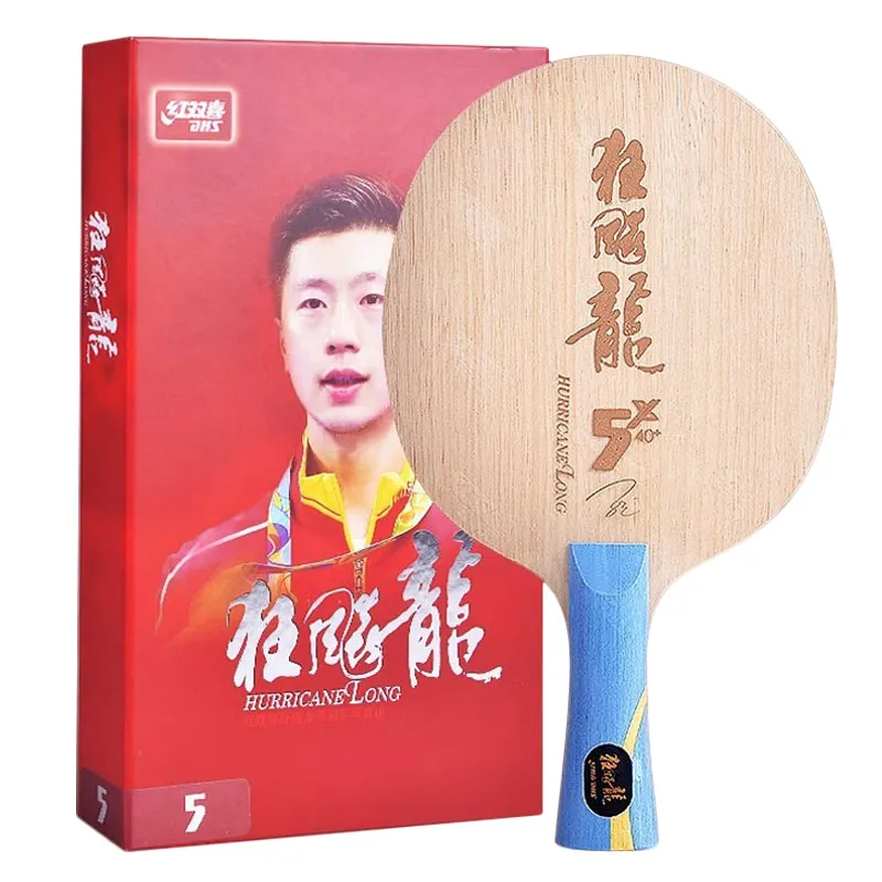 DHS Hurricane Long 5X Table Tennis Blade with Box ALC Racket Original DHS MA Long Ping Pong Bat Paddle