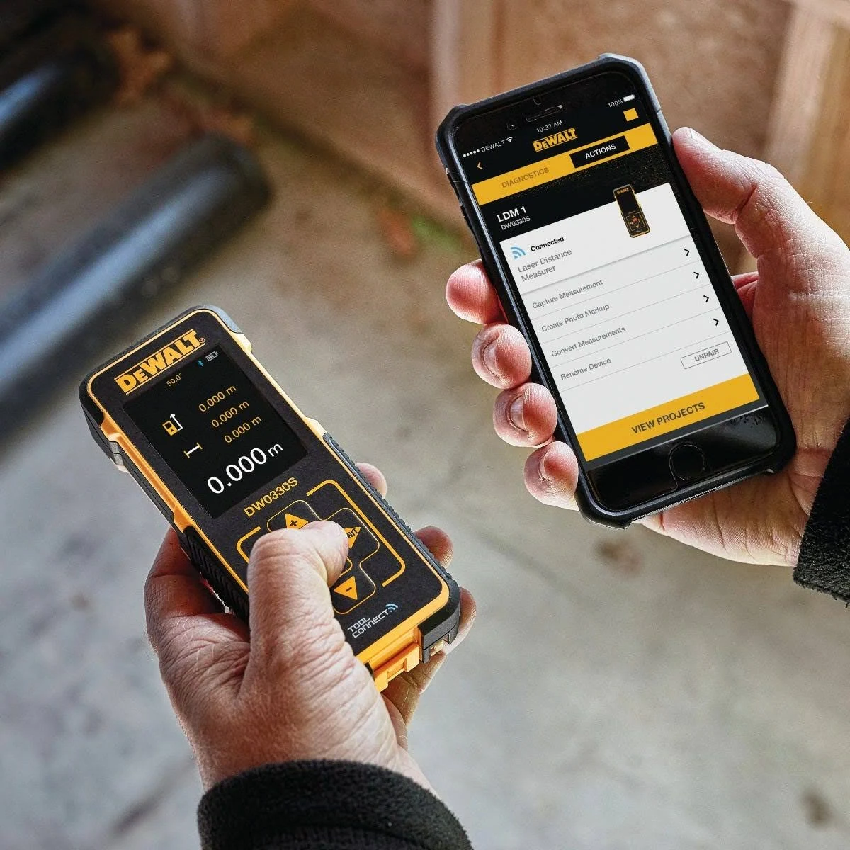 DeWalt DW0330SN Tool Connect 330 ft Laser Distance Measurer