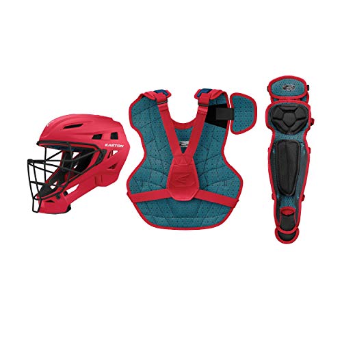 Easton | Elite X Baseball Catcher's Equipment | Box Set | NOCSAE Approved | Youth/Intermediate/Adult | Multiple Colors