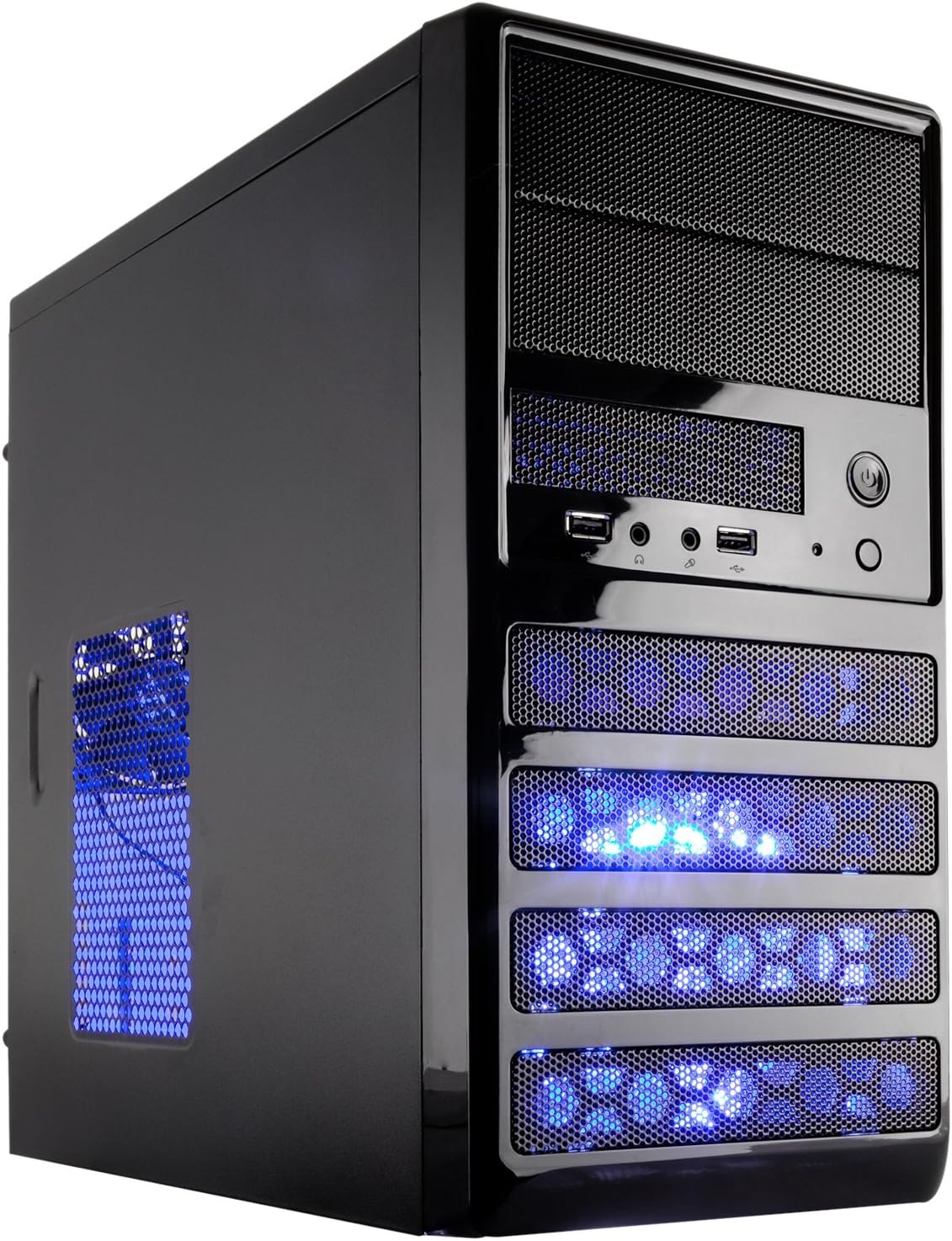 Rosewill Dual Fans MicroATX Mini Tower Computer Case with USB 2.0 Cases Ranger-M Black